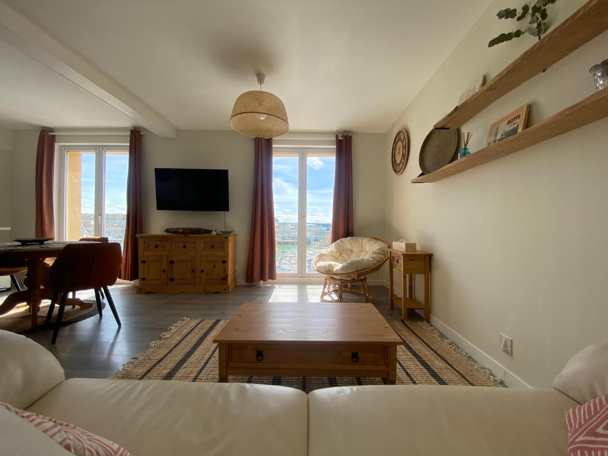 Etablissement 3 Etoiles Avec Ascenseur, 3 Appartements Lumineux Vue Port Avec Balcon, 200M De La Mer, Wifi Fibre, Tous Service Inclus Dieppe Exteriör bild