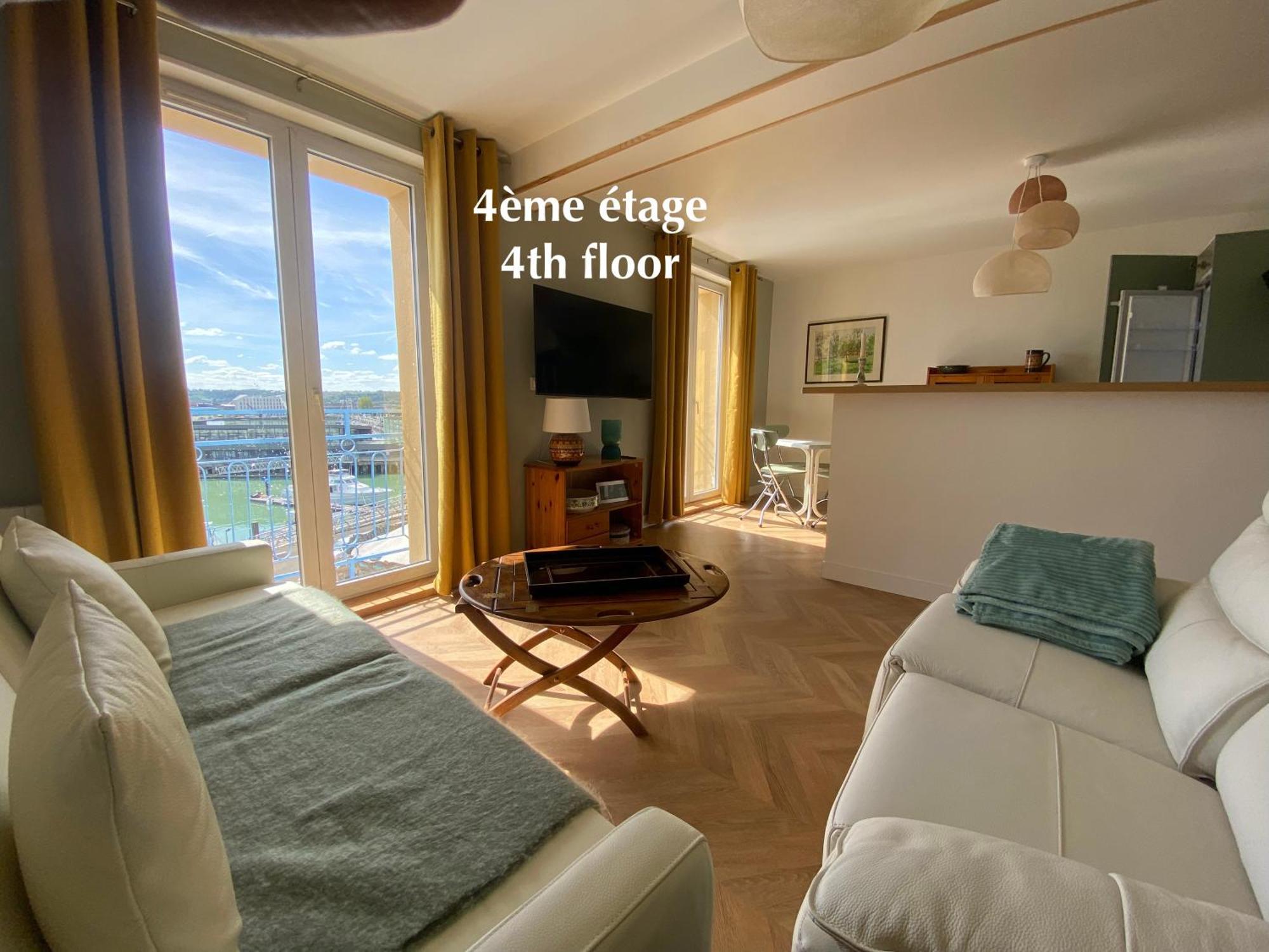 Etablissement 3 Etoiles Avec Ascenseur, 3 Appartements Lumineux Vue Port Avec Balcon, 200M De La Mer, Wifi Fibre, Tous Service Inclus Dieppe Exteriör bild